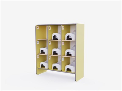 Детский стеллаж под горшки из коллекции «НЕГА» - фото 69930159