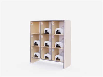 Детский стеллаж под горшки из коллекции «НЕГА» - фото 69930160