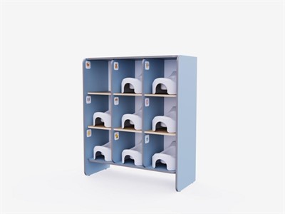 Детский стеллаж под горшки из коллекции «НЕГА» - фото 69930161