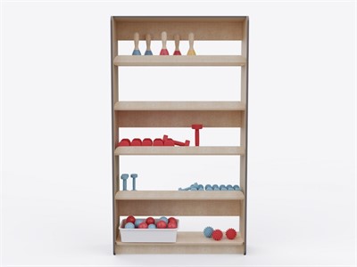 Стеллаж с бортиком из коллекции «НЕГА» (1088х2000х350) - фото 69931603