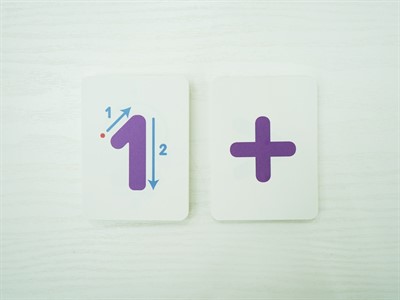 Карточки демонстрационные с образцами написания цифр - фото 69932254