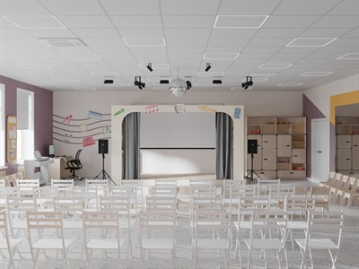 Музыкальный зал 100 м² - фото 69933022