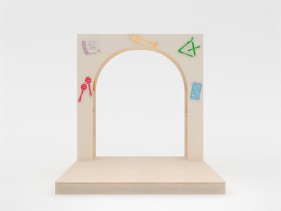 Сцена для музыкального зала в детском саду (малая) - фото 69933036