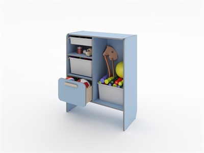 Шкаф для игрушек во входную группу из коллекции мебели «НЕГА» - фото 69933268