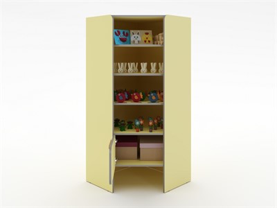 Выставочный шкаф во входную группу из коллекции мебели «НЕГА» - фото 69933270