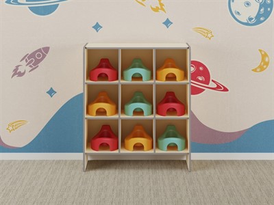 Детский стеллаж под горшки из коллекции мебели «НЕГА» - фото 69933285