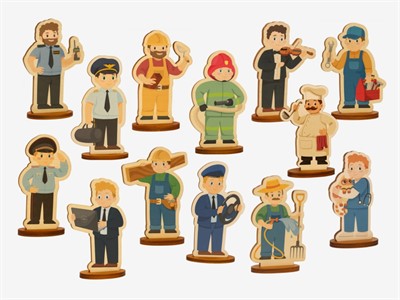 Набор фигурок АЛМА «Общество» (60 шт.) - фото 69933442