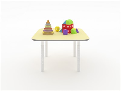 Квадратный растущий стол из коллекции «НЕГА» с телескопическими ножками - фото 69933456