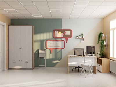 Кабинет административно-хозяйственного отдела 15 м² - фото 69933895