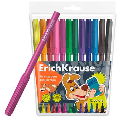 Фломастеры 12 цв. Erichkrause Простоквашино 61065 - фото 69934347