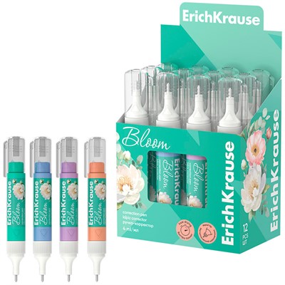 Ручка-корректор Pastel Bloom, 4мл 61928 ErichKrause - фото 69934379