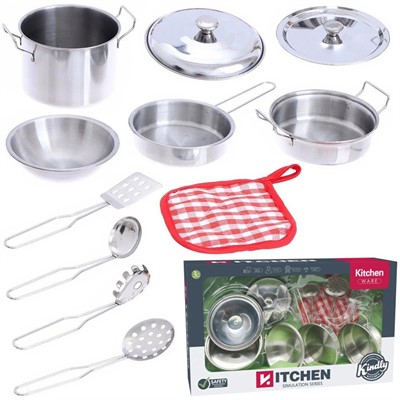 Набор посуды YY-018 металл в кор. - фото 69934661