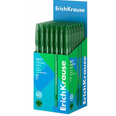 Ручка шарик зеленая Neo® Stick Original 0.7, Super Glide Technology 46518 /Erich Krause/ - фото 69934753