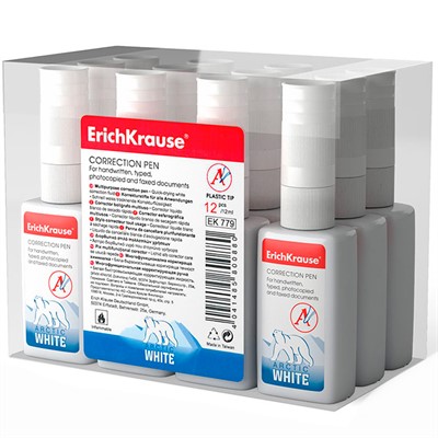 Ручка-корректор 12мл Arctic white 779 ErichKrause - фото 69934802