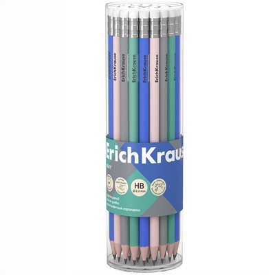 Карандаш ч/гр. Navy с ластиком, HB 65562 /Erich Krause/ - фото 69934823