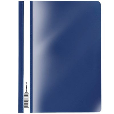Папка-скоросшиватель пластиковая Fizzy Classic A4, синий 50003 ErichKrause - фото 69934893
