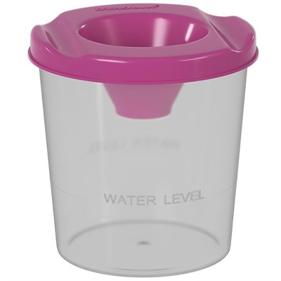 Стакан-непроливайка Vivid, маджента 58674 ErichKrause - фото 69935058