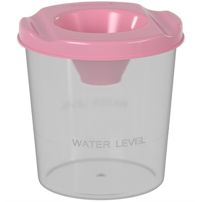 Стакан-непроливайка Pastel, розовый 58677 ErichKrause - фото 69935062