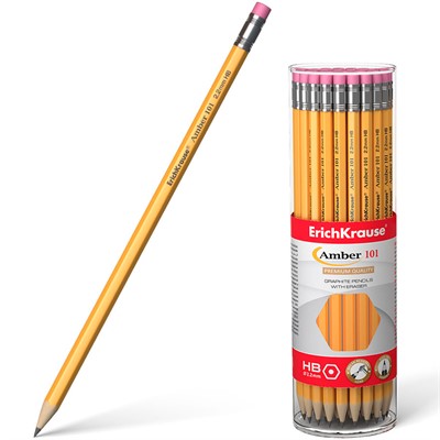 Карандаш ч/гр Flower с ластиком, HB 45602 /Erich Krause/ - фото 69935154