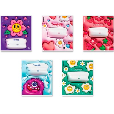 Тетрадь 12 л. линейка Bouncy 63251 ErichKrause - фото 69935193