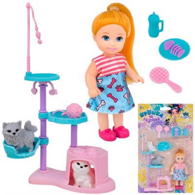 Кукла малышка Miss Kapriz MKLY675-С Крошка на ладошке на блист. - фото 69935227