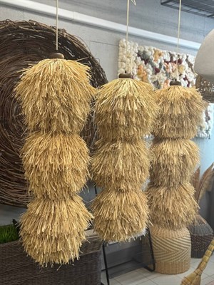 Плетеный абажур 120*40 см - фото 69935368