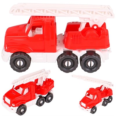 Автомобиль Добрыня Пожарная Красная 20см И-5188 - фото 69935389