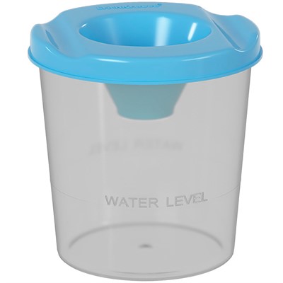 Стакан непроливайка ErichKrause Pastel, голубой 58678 - фото 69935481