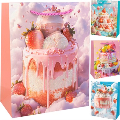 Пакет 18*23*9 см Торт FG250926040D - фото 69935571