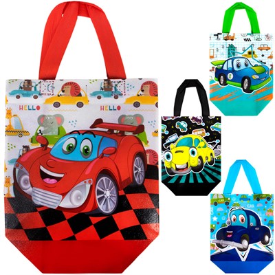 Пакет шоппер 20*23*10 см Машинка FG250926349D - фото 69935591