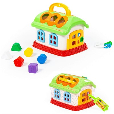 Логическая игрушка Сказочный домик в сетке 48745 /П-Е/6/ - фото 69935766