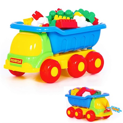 Автомобиль Универсал самосвал + Супер микс 60 эл. 1664 П-Е /6/ - фото 69935972