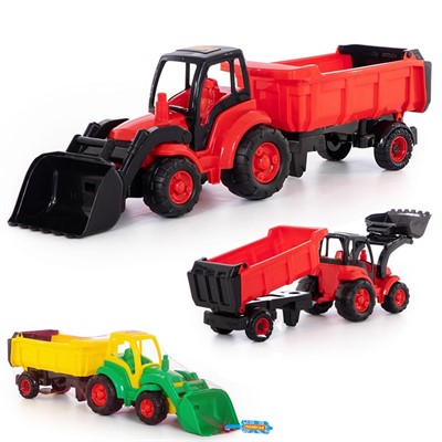 Трактор Чемпион с ковшом и полуприцепом 0438 П-Е /4/ - фото 69936009