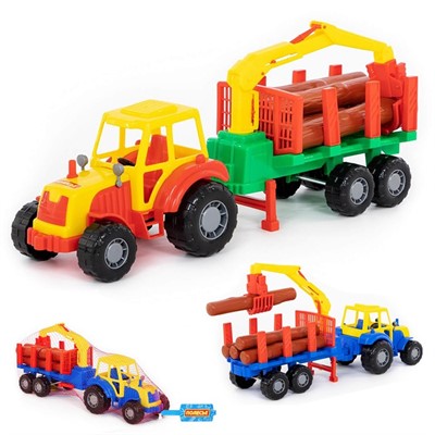 Трактор Мастер с полуприцепом лесовозом 35295 П-Е /6/ - фото 69936153