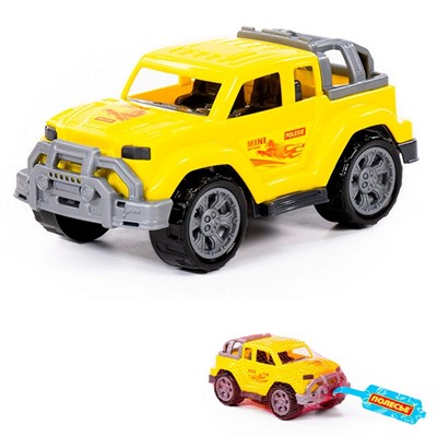 Автомобиль Легионер-мини жёлтый в сеточке П-Е /12/ - фото 69936240