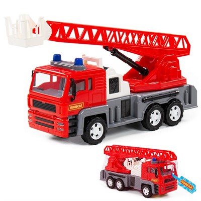 Автомобиль пожарный инерционный в сетке 86723 П-Е /6/ - фото 69936285