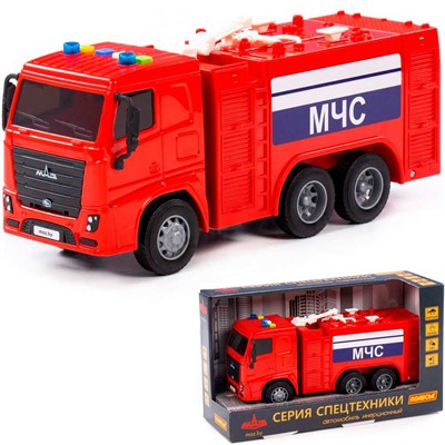 Автомобиль МАЗ Пожарный инерционный (со светом и звуком) (в коробке) 94094 П-Е /8/ - фото 69936514