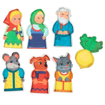 Кукольный Пальчиковый театр Репка LIP1330 - фото 69936596