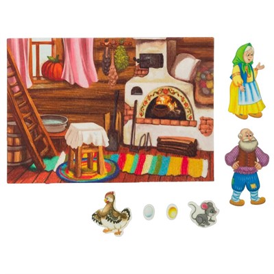 Игра Курочка ряба фетр LIP1164 - фото 69936744
