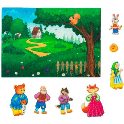 Игра Колобок фетр LIP1163 - фото 69936745
