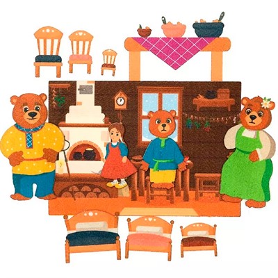 Игра Три медведя фетр LIP1320 - фото 69936749