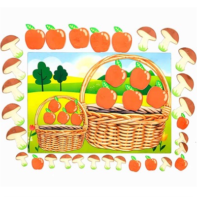 Игра Математическое лукошко фетр LIP1267 - фото 69936794