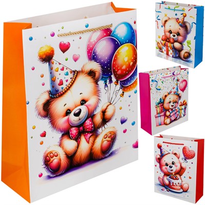 Пакет 26*32*10 см Мишка FG250926044D - фото 69937019