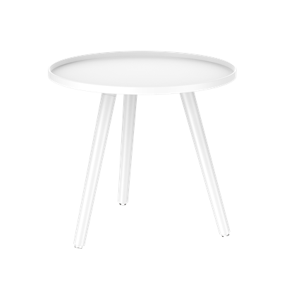 Стол журнальный TALVI белый (белые ножки) 1шт. PP0016WW (от 12 шт) - фото 69937858