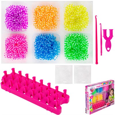 Набор резинок для плетения J201-2 в кор. - фото 69938516