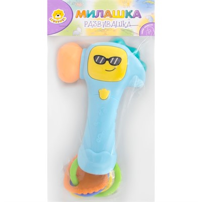 Молоток Levatoys MK368-42 голубой, на бат. - фото 69938885