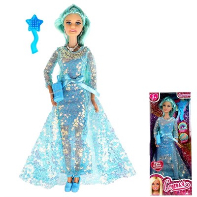 Кукла Карапуз 66001-BF21-S-BB 29см София, руки и ноги сгиб, ресницы, маникюр, акс - фото 69939344