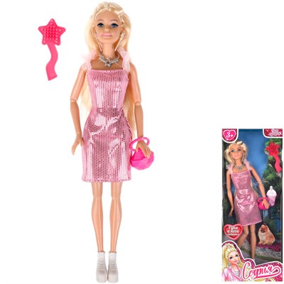 Кукла Карапуз 66001-C64-S-BB София 29 см руки ноги сгибаются - фото 69939399