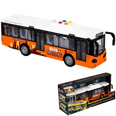 Автобус на батарейках Young Racer MK120A в кор. - фото 69939564