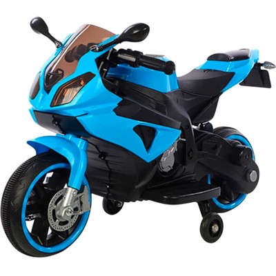 Электромобиль JMB8768-1 Мотоцикл синий - фото 69939575